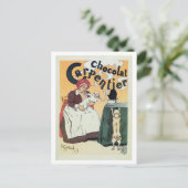 Vintage französische Kakaowerbung Postkarte (Stehend Vorderseite)