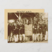 Vintage französische Kavallerie, Erster Weltkrieg Postkarte (Vorne/Hinten)