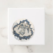 Vintage französische Kinderkrippe | Weihnachtsgel Geschenkanhänger (Beispiel)