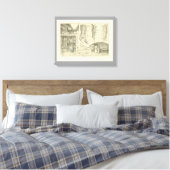 Vintage französische Küche, Fleischstücke aus Metz Leinwanddruck (Insitu (Schlafzimmer))