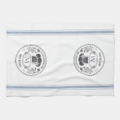 Vintage französische Küche kundenspezifische Monog Geschirrtuch (Horizontal)