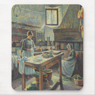Vintage Französische Küche Mousepad