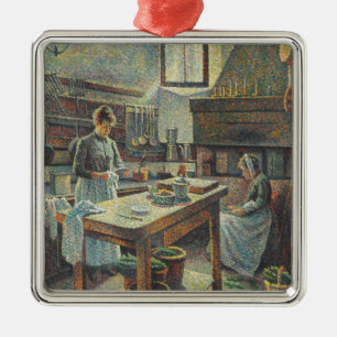 Vintage Französische Küche Ornament Aus Metall