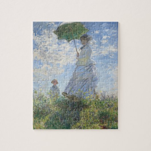 Vintage französische Kunst Claude Monet Mutter und Puzzle (Vertikal)