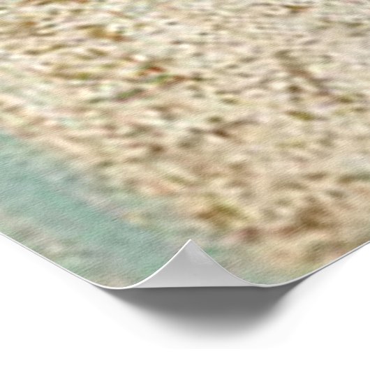 Vintage französische Kunst Poster (Ecke)