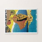 Vintage französische Kunstmalerei Puzzle (Horizontal)