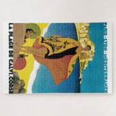 Vintage französische Kunstmalerei Puzzle (Horizontal)