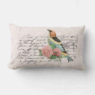 Vintage französische Landesflora Lendenkissen