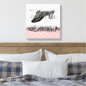 Vintage französische Leinwand (Insitu (Schlafzimmer))