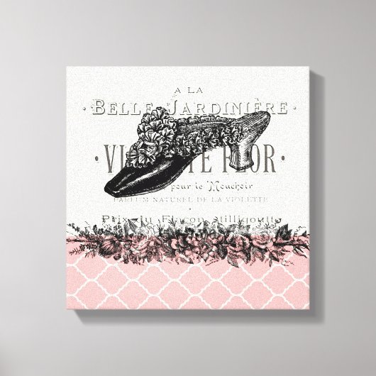 Vintage französische Leinwand (Vorderseite)