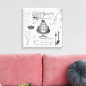 Vintage französische Leinwand (Insitu (Wohnzimmer))