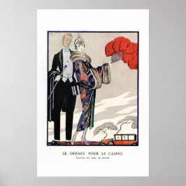 Vintage französische Mode Poster