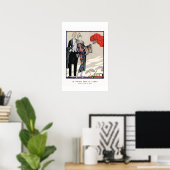 Vintage französische Modekunst Poster (Heimbüro)