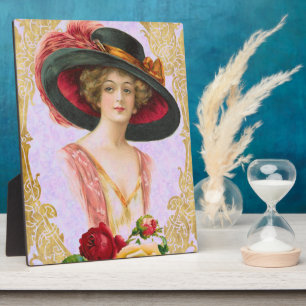 Vintage französische Plaque Fotoplatte