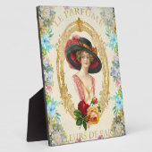 Vintage französische Plaque Fotoplatte (Seite)