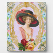 Vintage französische Plaque Fotoplatte (Vorderseite)