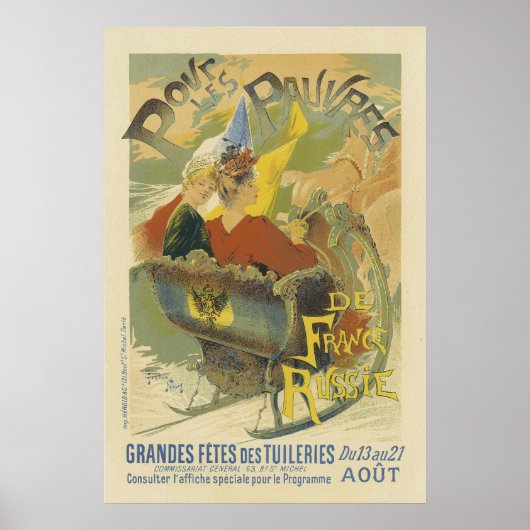 Vintage französische Poster (Vorne)