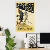 Vintage französische Poster - Ausstellungsrüstunge (Heimbüro)