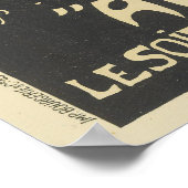 Vintage französische Poster - Cafe Riche (Ecke)