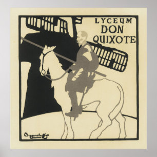Vintage französische Poster - Don Quixote