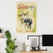Vintage französische Poster - Fahrräder (Heimbüro)