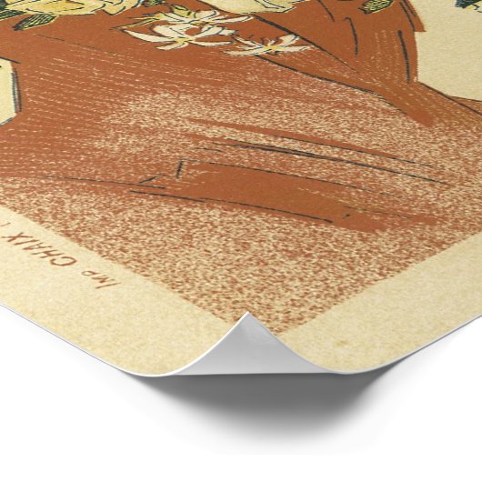 Vintage französische Poster - Fleurs (Ecke)