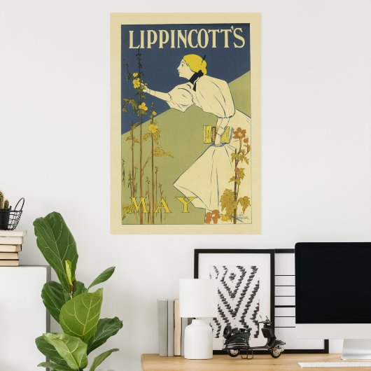 Vintage französische Poster - Lippincott (Heimbüro)