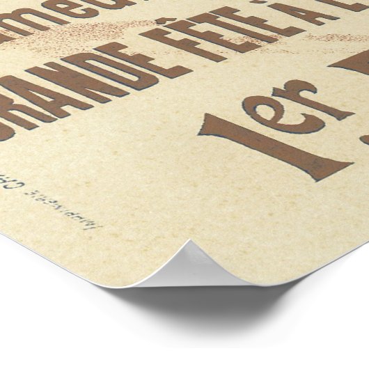 Vintage französische Poster - Oper (Ecke)