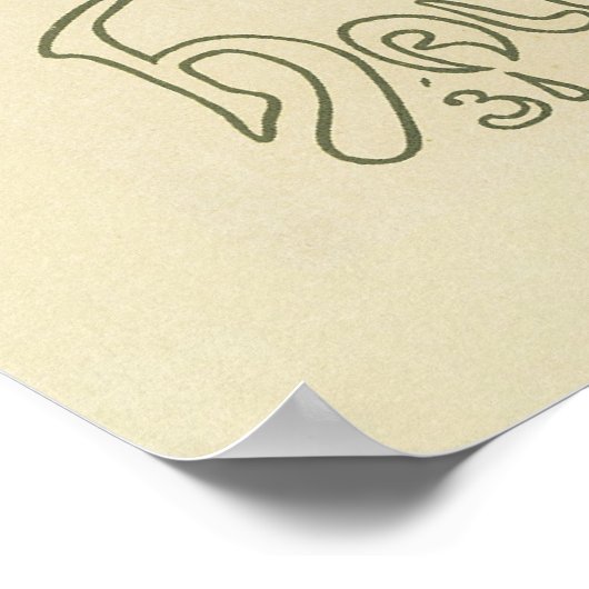 Vintage französische Poster - Salon (Ecke)