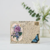 Vintage französische Postkarte (Stehend Vorderseite)