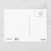 Vintage französische Postkarte (Rückseite)