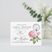 Vintage französische Postkarte (Stehend Vorderseite)