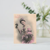Vintage französische Postkarte (Stehend Vorderseite)