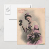 Vintage französische Postkarte (Vorne/Hinten)