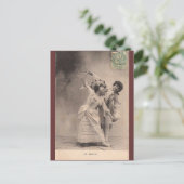 Vintage französische Postkarte (Stehend Vorderseite)