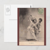 Vintage französische Postkarte (Vorne/Hinten)
