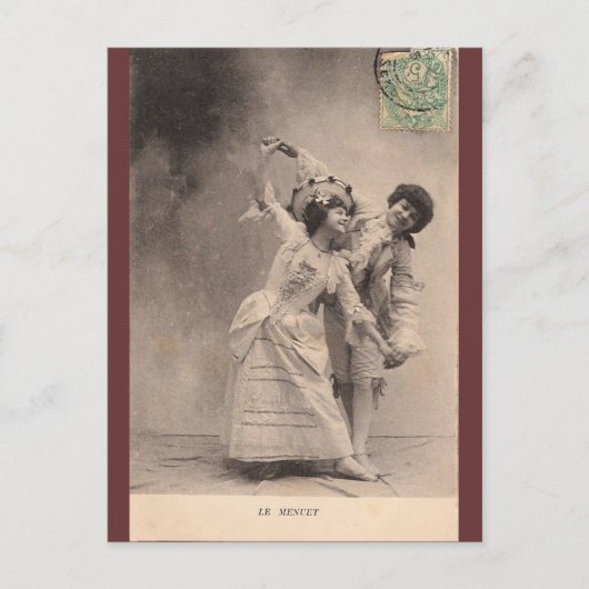 Vintage französische Postkarte (Vorderseite)