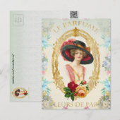 Vintage französische Postkarte (Vorne/Hinten)