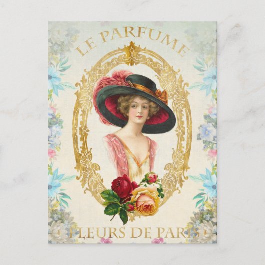 Vintage französische Postkarte (Vorderseite)
