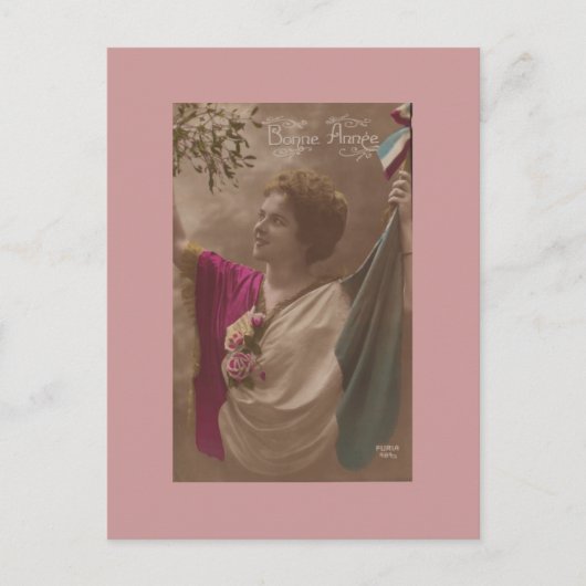 Vintage französische Postkarte (Vorderseite)