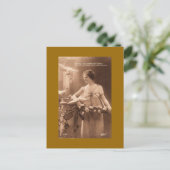 Vintage französische Postkarte (Stehend Vorderseite)