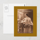 Vintage französische Postkarte (Vorne/Hinten)