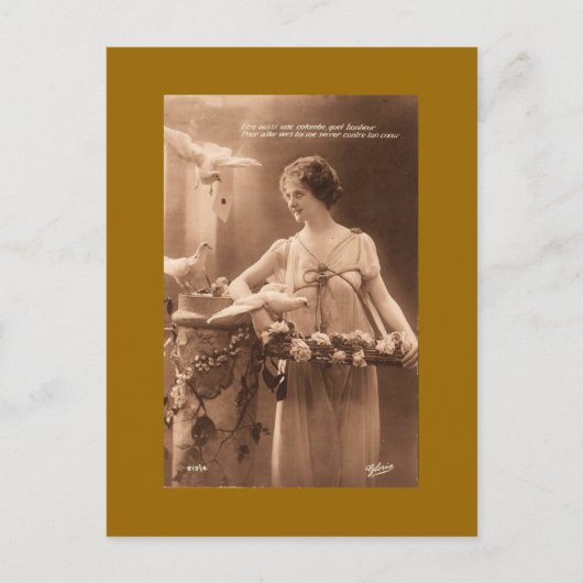 Vintage französische Postkarte (Vorderseite)
