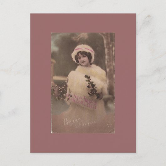 Vintage französische Postkarte (Vorderseite)