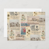 Vintage französische Postkarte (Vorne/Hinten)