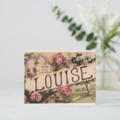 Vintage französische Postkarte (Stehend Vorderseite)