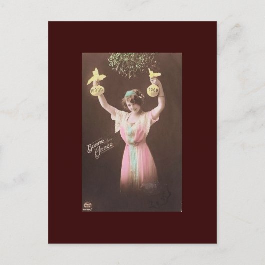 Vintage französische Postkarte (Vorderseite)