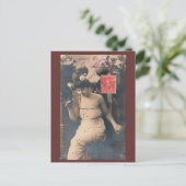 Vintage französische Postkarte (Stehend Vorderseite)