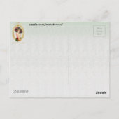Vintage französische Postkarte (Rückseite)