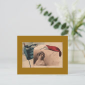 Vintage französische Postkarte (Stehend Vorderseite)